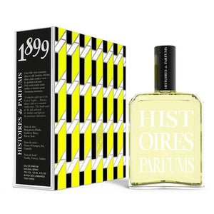 Histoires de Parfums - 1899 - Ernest Hemingway Parfumflakon mit markanter gelber Verpackung und elegantem schwarzem Verschluss