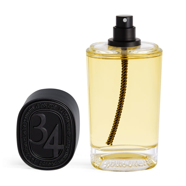 Diptyque - 34 Boulevard Saint Germain Eau de Toilette mit transparentem Flakon und edlem schwarzen Verschluss