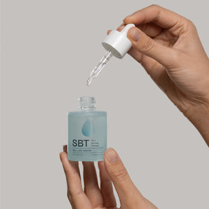 SBT - Activate - Cell Life Serum mit praktischer Pipette zeigt klare Textur für vitalisierende Hautpflege