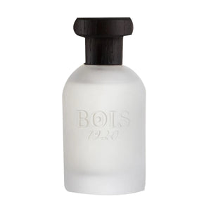 Bois 1920 - Agrumi Amari di Sicilia Parfumflakon mit matter Glasflasche und dunklem Holzverschluss vor weißem Hintergrund