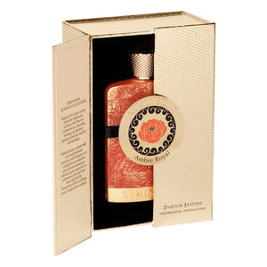 Atkinsons 1799 - Ambre Royal Parfumflakon in elegantem gold-rotem Design in edler, auffälliger Verpackung