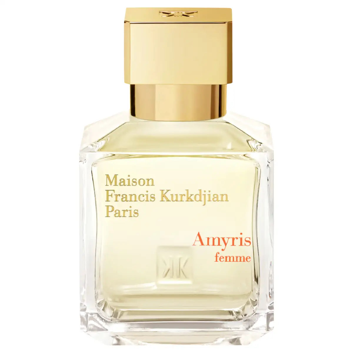 Maison Francis Kurkdjian Paris - Amyris Femme edler Glasflakon mit goldenem Deckel und dezentem Schriftzug für frischen Duft