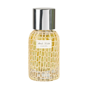 Anat Fritz - Anat Fritz - Classical Parfumflakon mit silbernem Deckel und feiner Netzstruktur auf klarem Glas