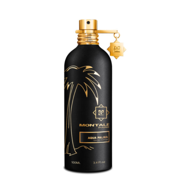 Montale - Aqua Palma Eau de Parfum in schwarzem Flakon mit goldener Palme und elegantem Verschluss für sommerliche Düfte