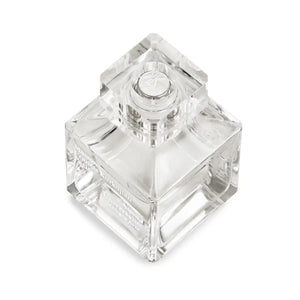 Maison Francis Kurkdjian Paris - Aqua Universalis Cologne Forte klarer Glasflakon mit geometrischem Design vor weißem Hintergrund