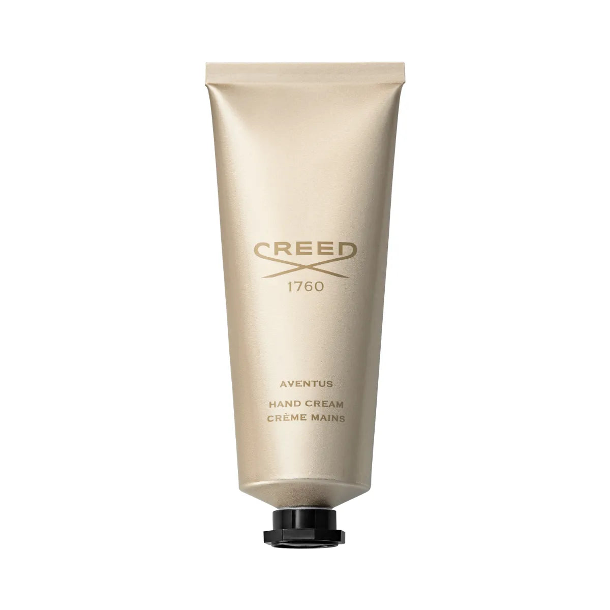 Creed - Aventus - Hand Cream in goldfarbener Tube mit schwarzem Verschluss für schnelle Feuchtigkeitspflege