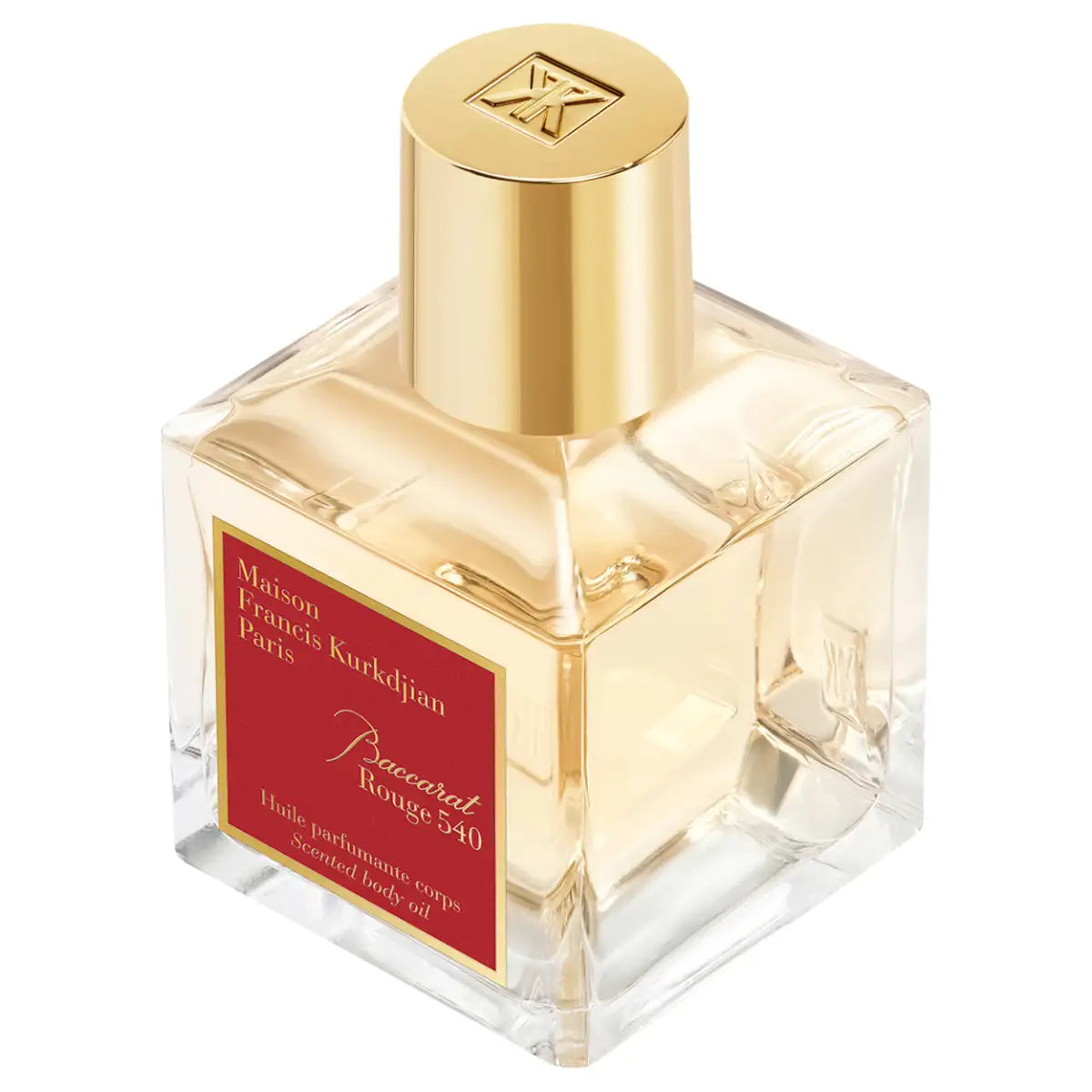 Maison Francis Kurkdjian Paris - Baccarat Rouge 540 - Body Oil in quadratischer Glasflasche mit goldenem Verschluss