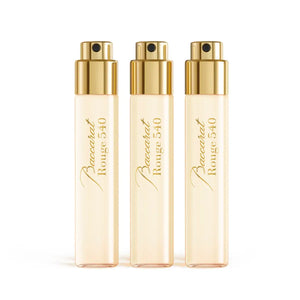 Maison Francis Kurkdjian Paris - Baccarat Rouge 540 Extrait de Parfum - Refill mit drei eleganten Zerstäubern in goldweißem Design