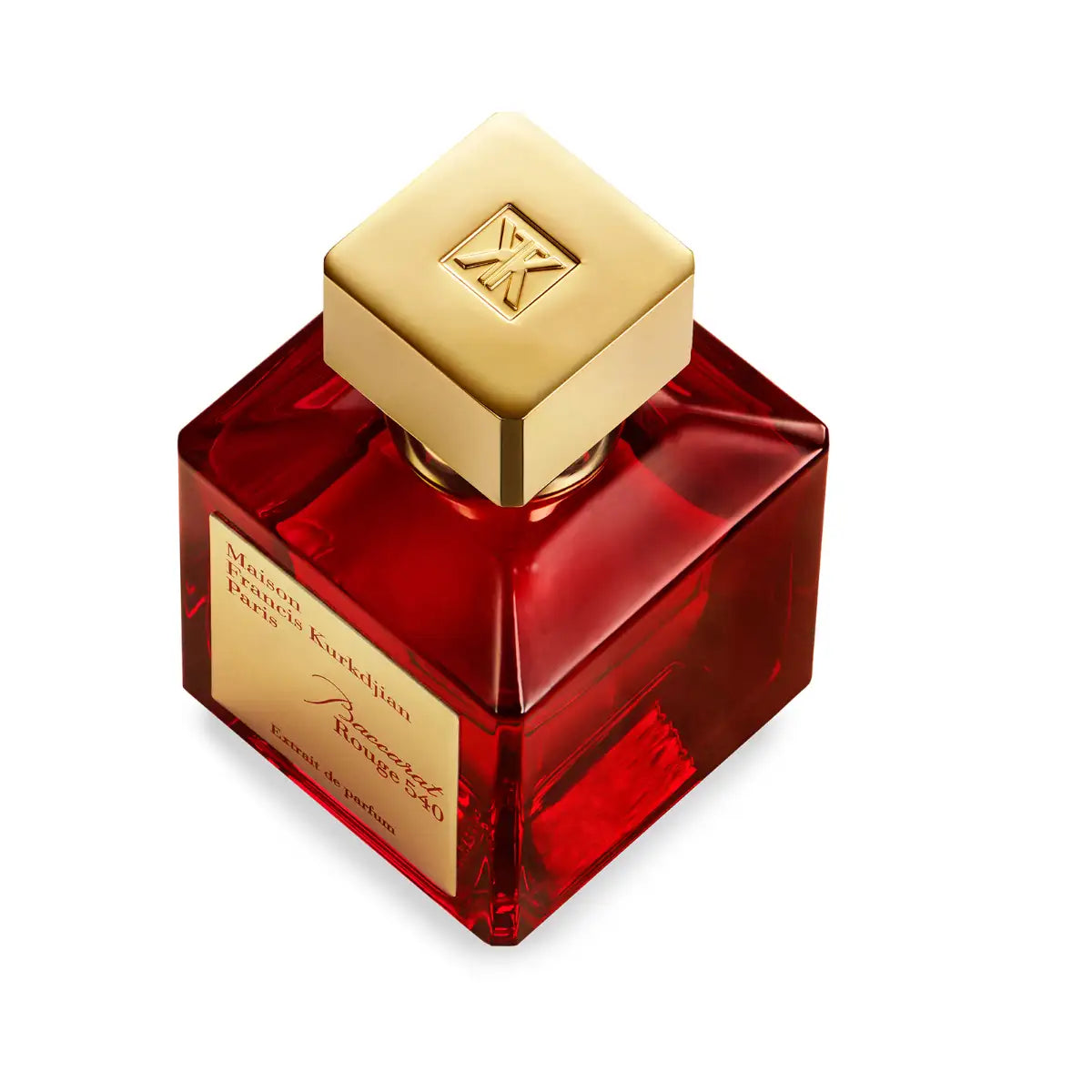 Maison Francis Kurkdjian Paris - Baccarat Rouge 540 - Extrait de Parfum mit goldfarbenem Verschluss und rotem Glasflakon