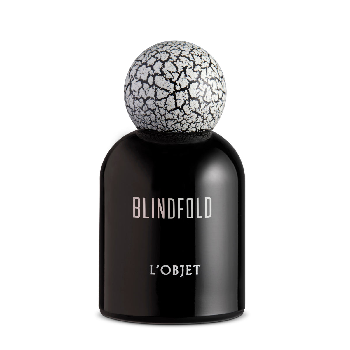 L'Objet - Blindfold Eau de Parfum in elegantem schwarzen Flakon mit dekorativem, marmoriertem Verschluss