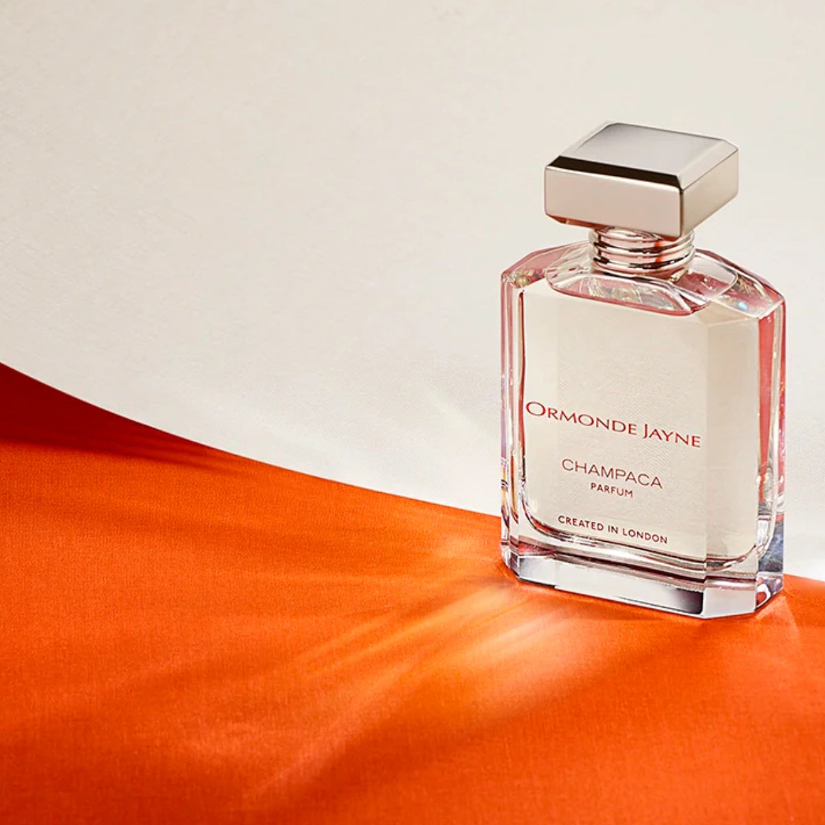 Ormonde Jayne - Champaca Parfümflakon mit klarem Glas und glänzendem silbernem Verschluss in schlichtem Design