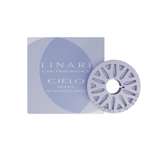 LINARI - Car Diffusor - Cielo Nachfüllpad mit elegantem, filigranem Design und frischen Bergamotte- und Holznoten