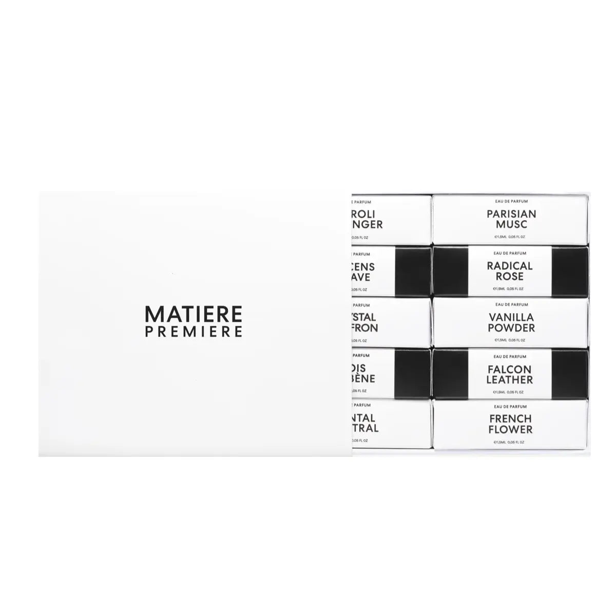 Matière Première - Discovery Set in eleganter Box mit zehn Duftminiaturen zum Erkunden vielfältiger Aromen