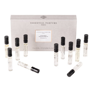 Essential Parfums - Discovery Set mit elf verschiedenen Eau de Parfum Miniaturen zum Entdecken der Duftfamilien