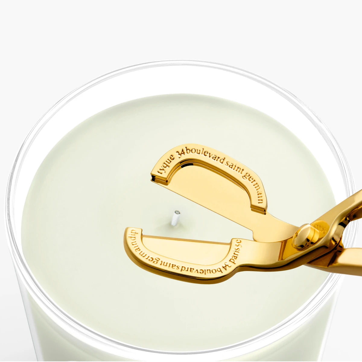 Diptyque - Dochtschere in edlem goldfarbenem Design zum sauberen Kürzen des Kerzendochts für optimale Brennleistung