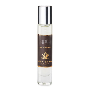 Acca Kappa - 1869 - Eau de Parfum schlanker Flakon mit silbernem Verschluss und braunem Etikett mit goldenen Details