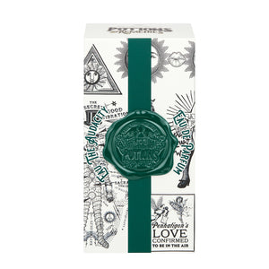 Penhaligon's - Potions & Remedies - Eau the Audacity elegante Verpackung mit tiefgrünem Siegel und mystischem Design auf hellem Grund