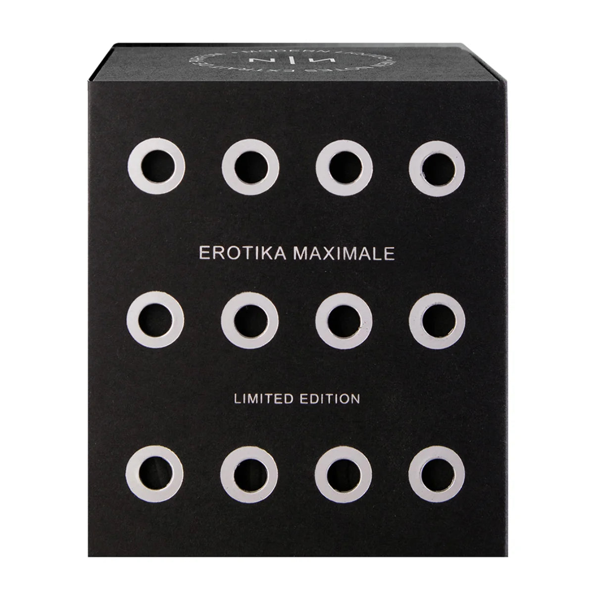 New Notes - Modern Liquid Collection - Erotika Maximale - Limited Edition schwarze Verpackung mit kreisförmigen Aussparungen