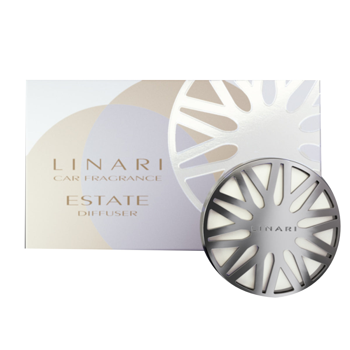 LINARI - Car Diffusor - Estate eleganter Autoduftspender mit sommerlichem Design und frischen Zitrus- und Grünakzenten
