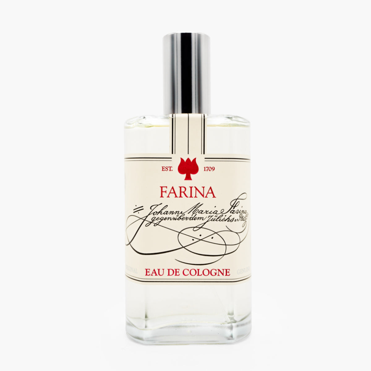 Farina - 1709 Original Eau de Cologne  in Holzkiste präsentiert klassischen Duft in schlichtem, elegantem Flakondesign