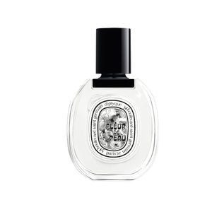 Diptyque - Fleur de Peau - Eau de Toilette klarer Flakon mit schwarzem Deckel und dekorativem Schwarz-Weiß-Label