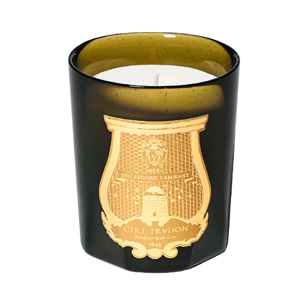 Trudon - Gabriel - Duftkerze mit elegantem Glas und warmem Duft von Leder, Kaschmirholz und kandierten Kastanien