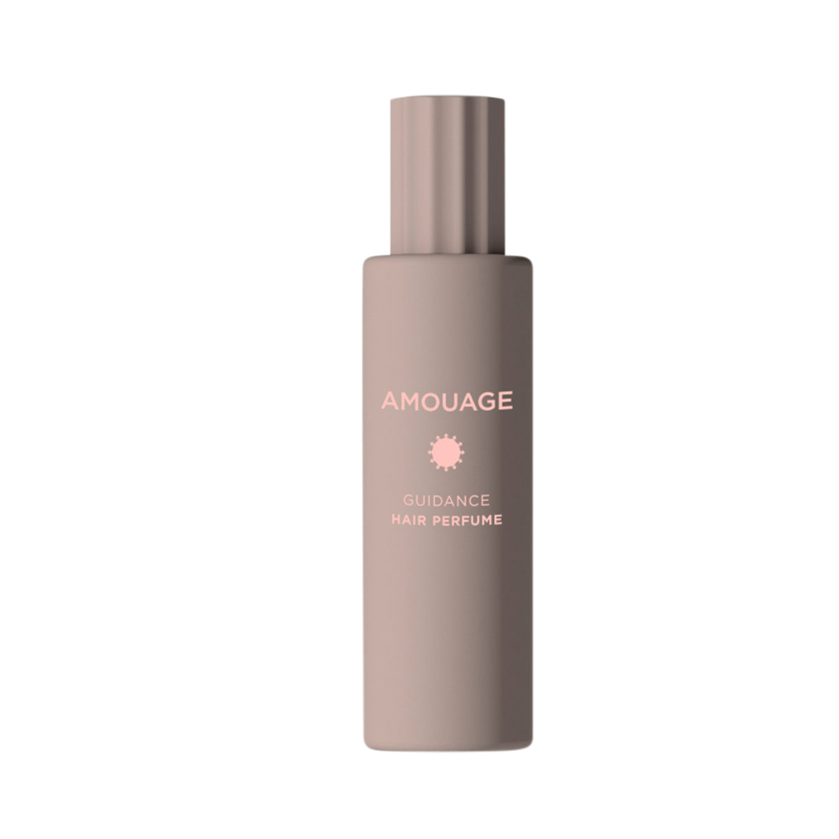 Amouage - Guidance - Hair Perfume Flakon in elegantem mattem Design vor weißem Hintergrund