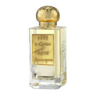 Nobile 1942 - Il Sentiero degli Déi - Fragranza Suprema Parfumflakon mit goldener Plakette und kunstvollem Verschluss in klarem Glas