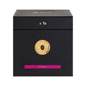 Tiziana Terenzi - Anniversary Collection - Kristina edle schwarze Verpackung mit goldenem Wappen und pinkem Label