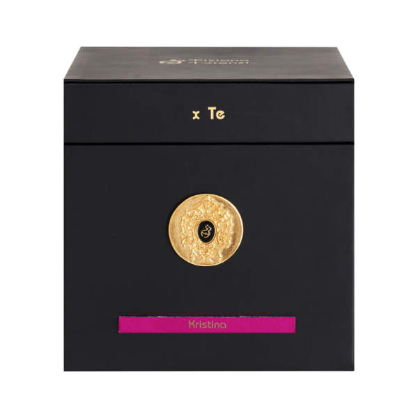 Tiziana Terenzi - Anniversary Collection - Kristina edle schwarze Verpackung mit goldenem Wappen und pinkem Label