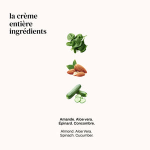 Versatile - La Crème Entière - Bodycream mit pflegenden Inhaltsstoffen wie Aloe vera, Spinat, Mandel und Gurke