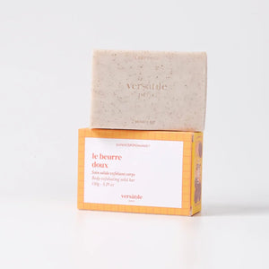 Versatile - Le Beurre Doux - Bodysoap feste Reinigung mit peelingwirksamen Kaffeesamen und feinem Kardamomduft
