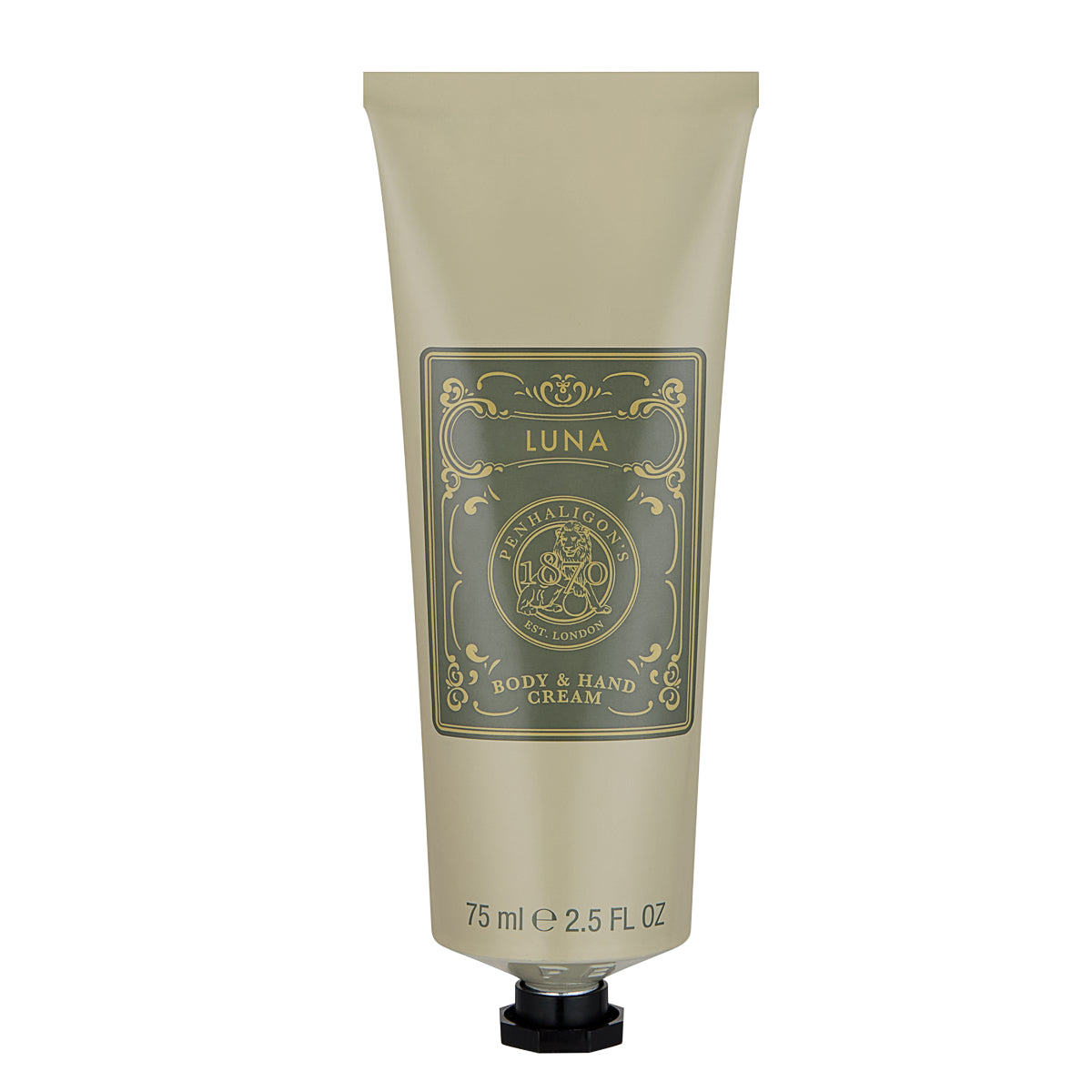 Penhaligon's - Luna - Hand Cream in elegantem beige Tubendesign mit goldverzierten Details für gepflegte Hände