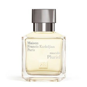 Maison Francis Kurkdjian Paris - Masculin Pluriel Parfumflakon mit klarer Form und metallisch glänzendem Verschluss in maskulinem Design