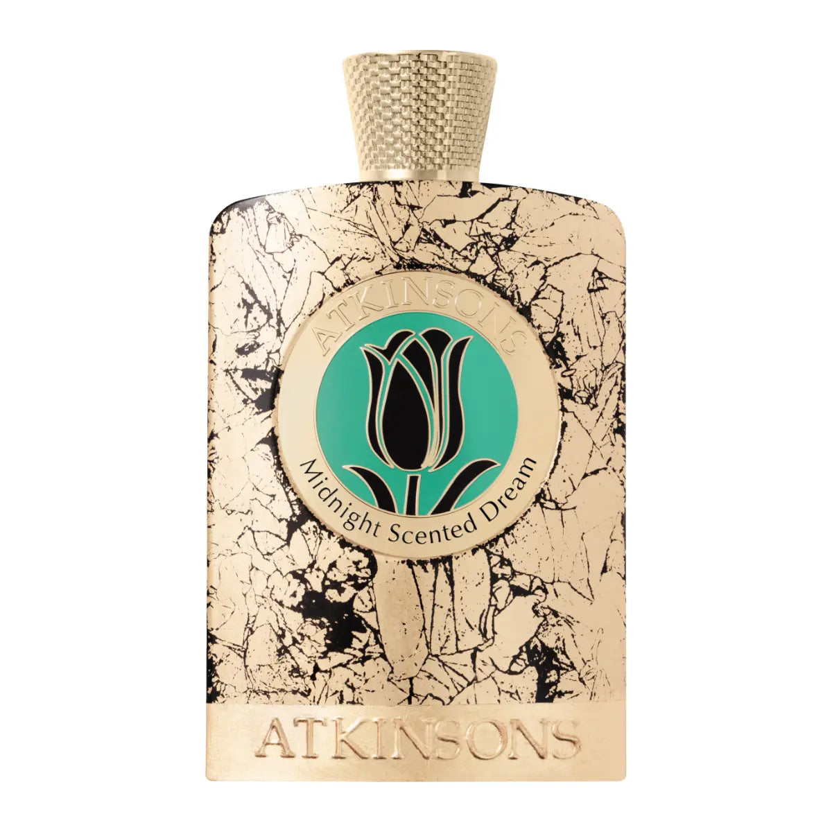 Atkinsons 1799 - Midnight Scented Dream Parfumflakon mit einzigartigem Marmor-Muster und dekorativem Verschluss in Beige