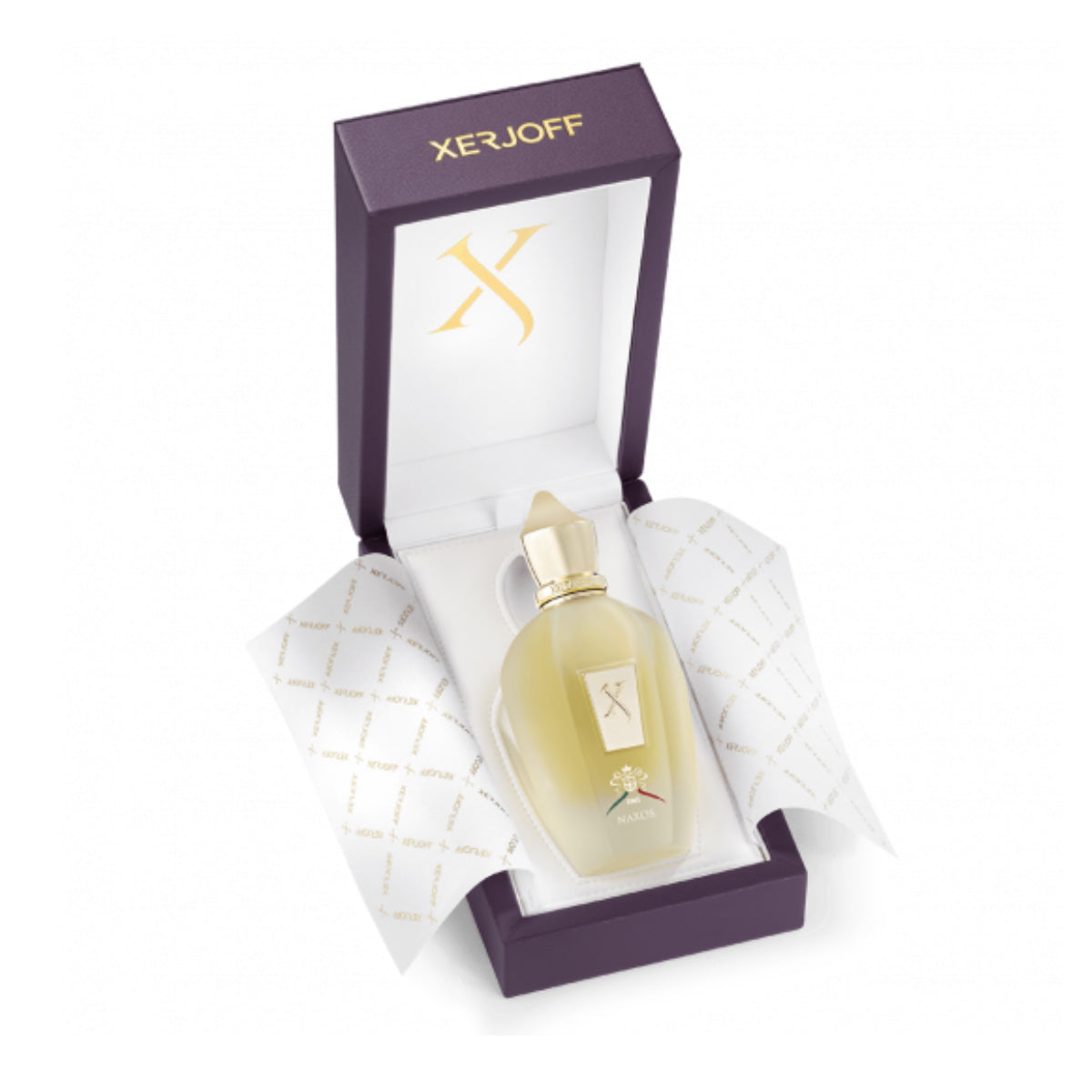 Xerjoff - XJ 1861 - Naxos Parfümflakon in elegantem Etui mit goldfarbenem Verschluss und Ivory-Verpackung