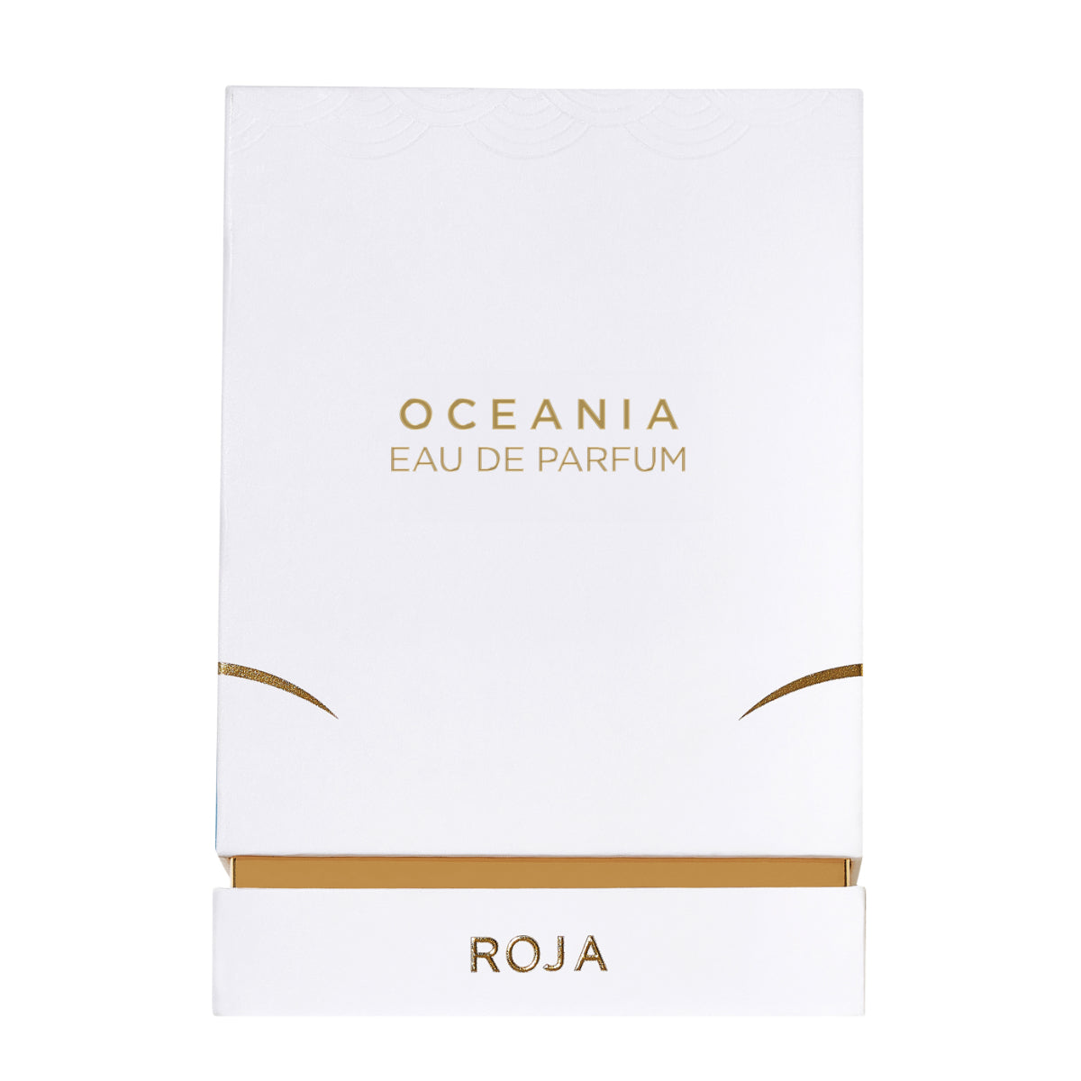 Roja Parfums - Oceania - Parfum weiße Verpackung mit goldener Schrift minimalistisch und edel gestaltet