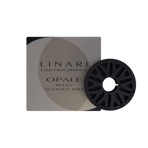 LINARI - Car Diffusor - Opale Nachfüllpad mit intensiv fruchtigem Duft aus Limette, Mandarine, Zitrone und Cassis