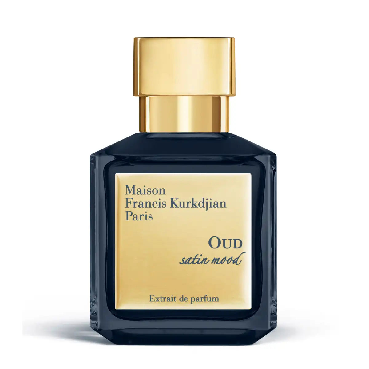 Maison Francis Kurkdjian Paris - OUD satin mood - Extrait de Parfum in elegantem dunkelblauem Flakon mit goldfarbenem Verschluss