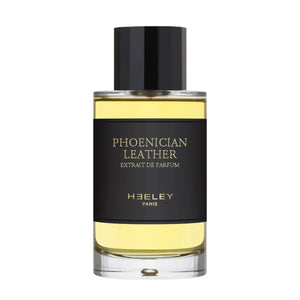 Heeley - Phoenician Leather - Extrait de Parfum in klarem Flakon mit schwarzem Etikett und goldenem Inhalt