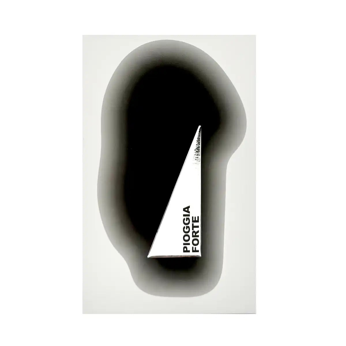 Filippo Sorcinelli - Atmosphere d’Emotion - Pioggia Forte Parfumflakon vor abstraktem dunklem Schattenkontur