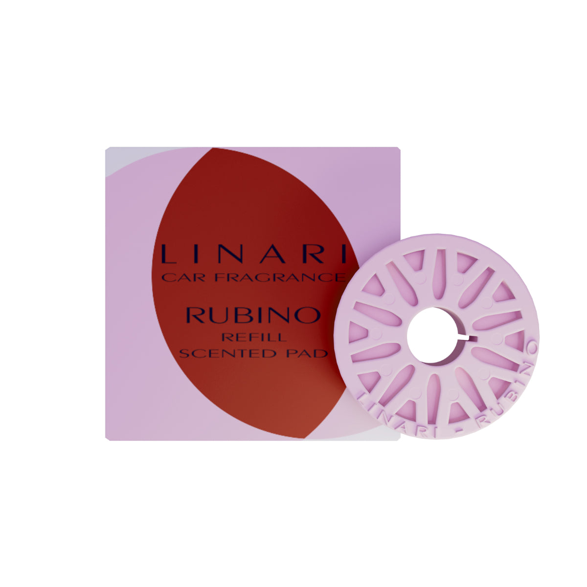LINARI - Car Diffusor - Rubino Nachfüllpad mit strahlendem weiß-floralem Bouquet und fruchtigen Noten von Melone und Mandarine