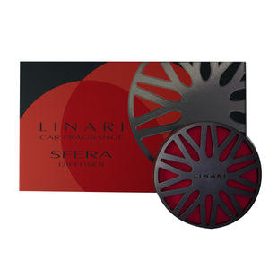 LINARI - Car Diffusor - Sfera moderner Autoduft mit spritzigen Noten von Mandarine, Bergamotte und sonnengereiften Zitrusfrüchten