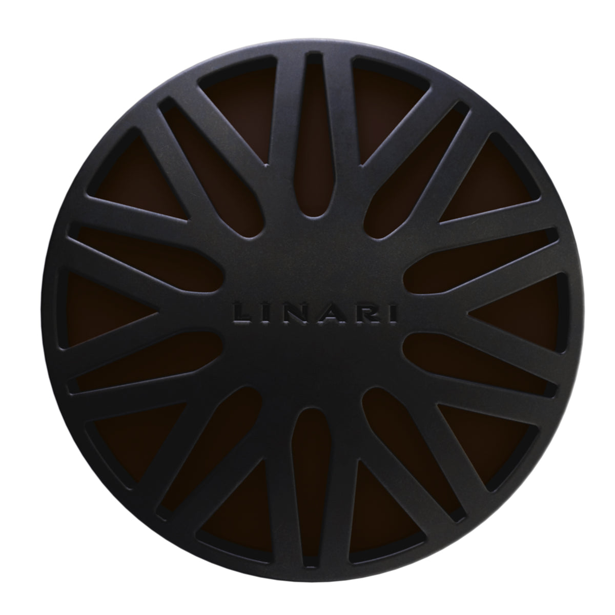 LINARI - Car Diffusor - Sogno mit elegantem, dunkel gestaltetem Deckel und balsamisch-zartem Duft aus Ingwer, Elemi und Weihrauch