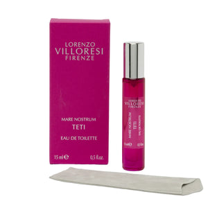 Lorenzo Villoresi - Mare Nostrum - Teti - Eau de Toilette Flakon in intensivem Pink mit silbernem Verschluss und Verpackung