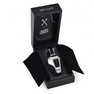 Xerjoff - Blends - Tony Iommi Parfumflakon in eleganter schwarz-silberner Geschenkbox mit individuellem Design