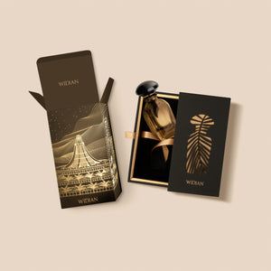 Widian - Limited Collection - Limited 71 in bernsteinfarbenem Flakon mit schwarzer Geschenkbox und goldener Ornamentik