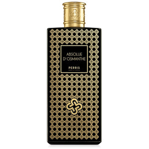 Perris Monte Carlo - Absolue d'Osmanthe Flakon in Schwarz mit goldfarbenem Muster und elegantem Verschluss