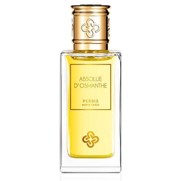 Perris Monte Carlo - Absolue d'Osmanthe - Extrait de Parfum Flakon mit goldenem Verschluss und goldgelber Flüssigkeit
