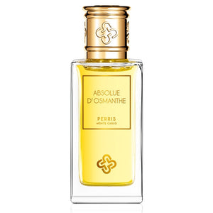 Perris Monte Carlo - Absolue d'Osmanthe - Extrait de Parfum Flakon mit goldenem Verschluss und goldgelber Flüssigkeit